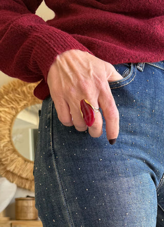 Anillo Burdeos