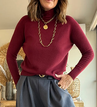 Jersey Cuello Alto Cashmere