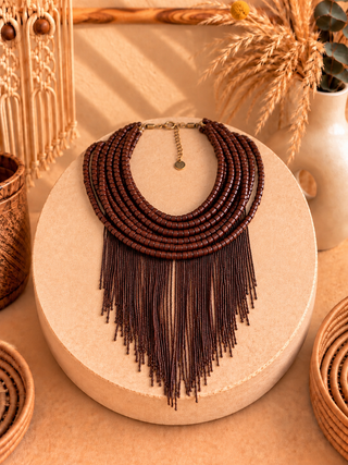 Collar Boho Flecos