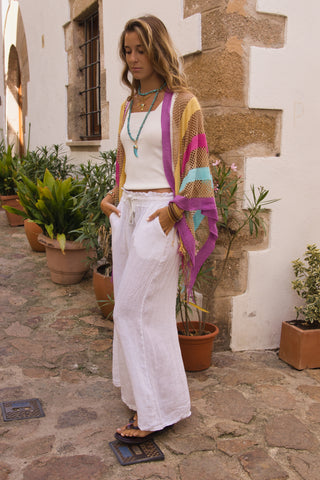 Poncho/Foulard Boho Multicolor
