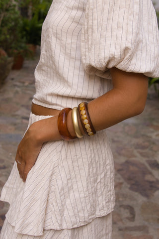 Set pulseras Tierra Dorada