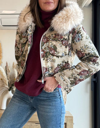 Chaqueta Jacquard Vintage