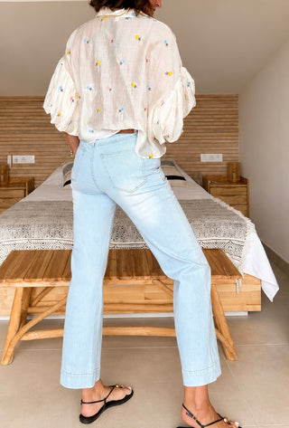 Blusa Bordada Bloom 🌸