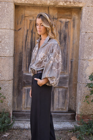 Blusa Boho Bordada