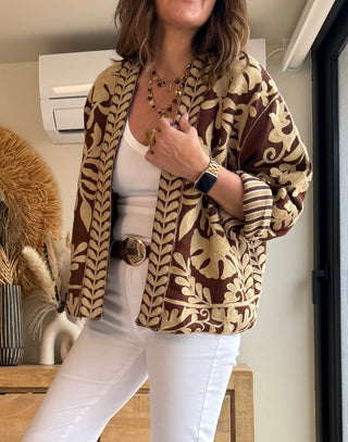 Chaqueta Kimono Bordado