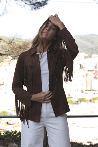 Chaqueta Antelina Flecos Cowboy