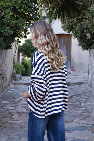 Jersey Rayas Contrast