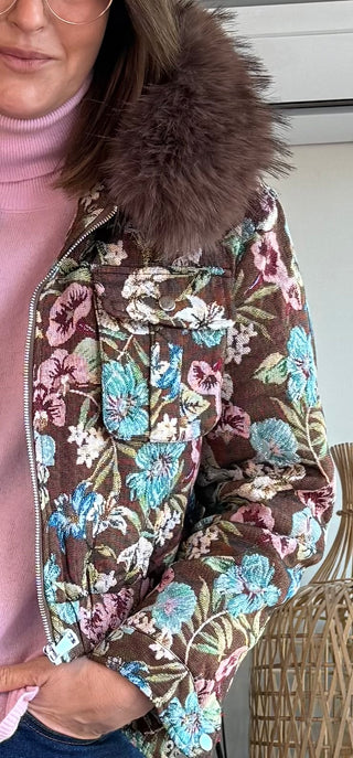 Chaqueta Jacquard Vintage