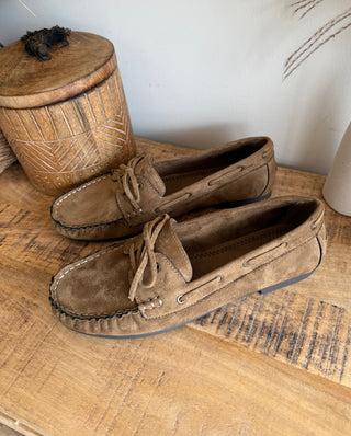 Mocasines Boho Efecto Ante