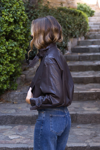 🤎 Chaqueta Trench Chocolate
