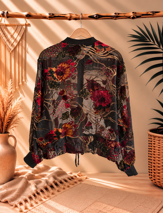 Bomber Velvet Garden