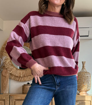 Jersey Lana Mix Rayas