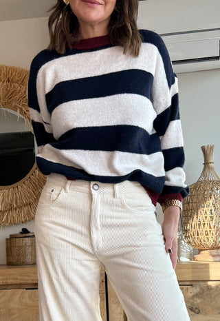 Jersey Lana Mix Rayas