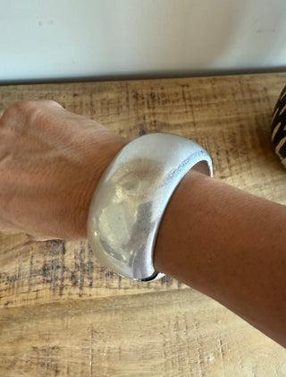Pulsera Ancha Metal Chic