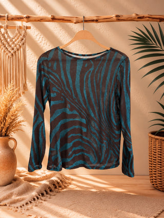 Camiseta cebra cashmere