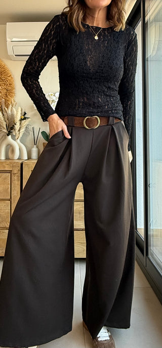 Camiseta Encaje Floral Second Skin