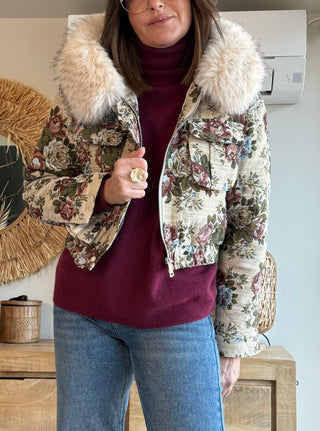 Chaqueta Jacquard Vintage