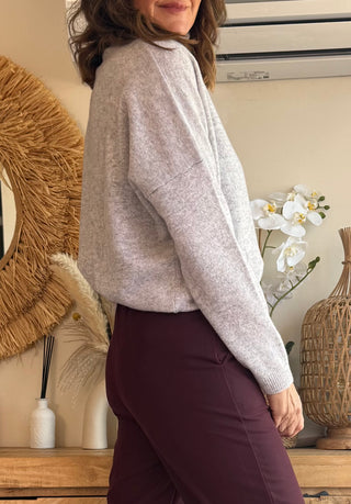 Jersey Cuello Alto Lana Merino