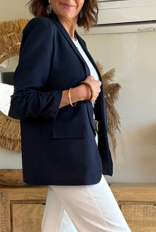 Blazer Fluido Marino