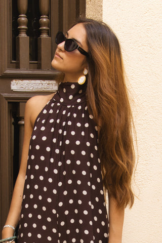 Mono Palazzo Topos Chocolate