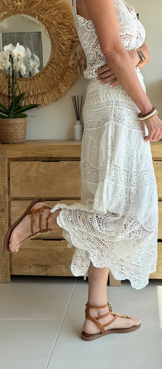Falda Crochet Flower