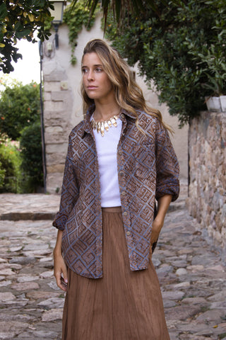 Chaqueta Oversize Mosaic