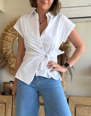 Camisa Cruzada Popelin