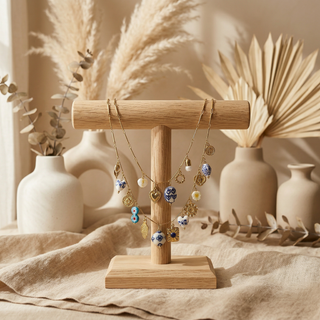 Collar Amuleto Doble Mediterráneo