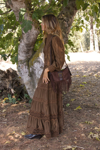 Blusa Boho Camel