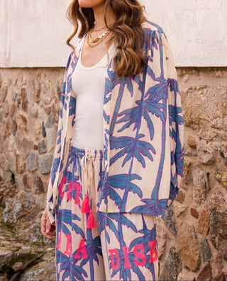 Camisa Boho Palms Love