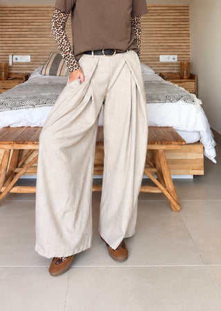 Pantalón Palazzo de Pinzas