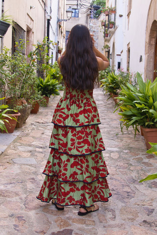 Vestido volantes Amalfi