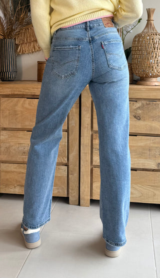Jean Straight Soft Blue