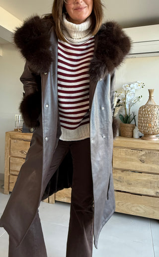 Trench Pelo Piel Vegana