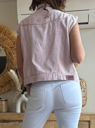 Chaleco Denim Soft Colors
