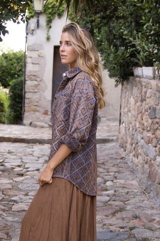 Chaqueta Oversize Mosaic
