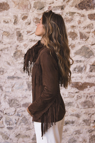 Chaqueta Antelina Flecos Cowboy