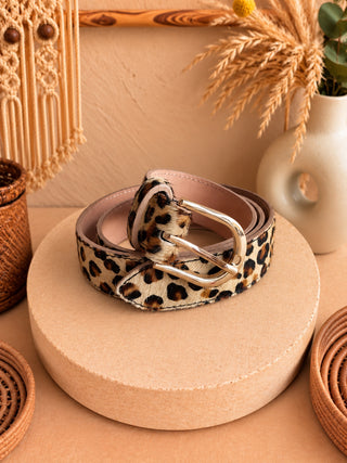 Cinturón animal print