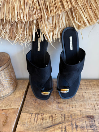 Sandalias dedo Black