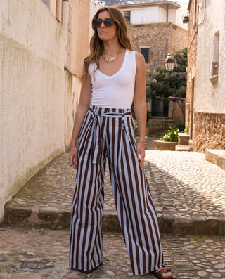 Pantalón Palazzo Rayas Costa