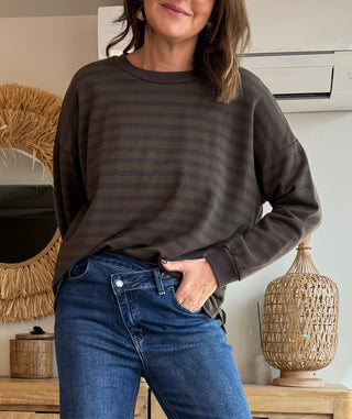 Sudadera Mix & Match Lunares y Rayas