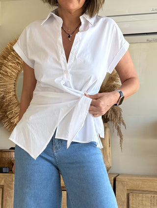 Camisa Cruzada Popelin