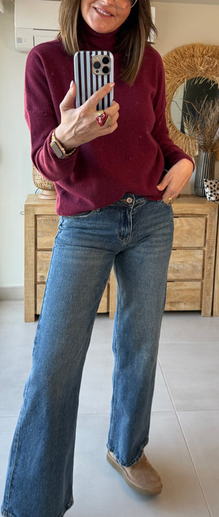 Jersey Cuello Alto Lana Merino