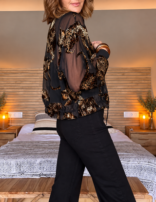 Bomber Velvet Wild