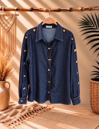 Camisa Denim Gold