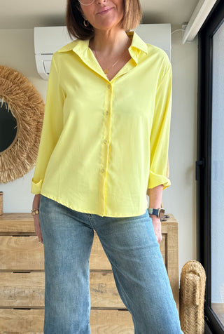 Blusa básica yellow