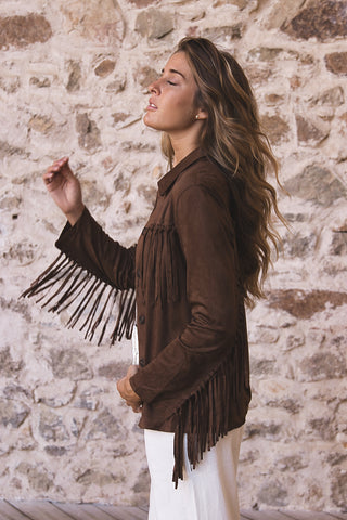 Chaqueta Antelina Flecos Cowboy
