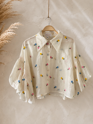 Blusa Bordada Bloom 🌸