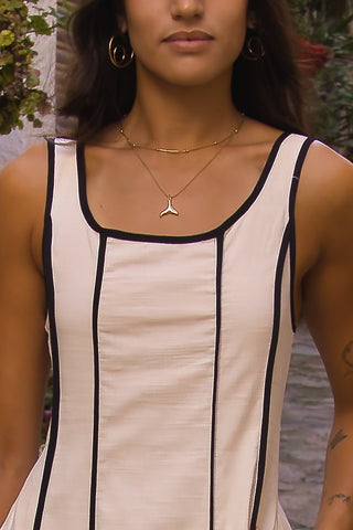 Collar Doble Cola Marina