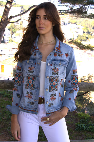 Chaqueta Denim Bordada “Imperial”
